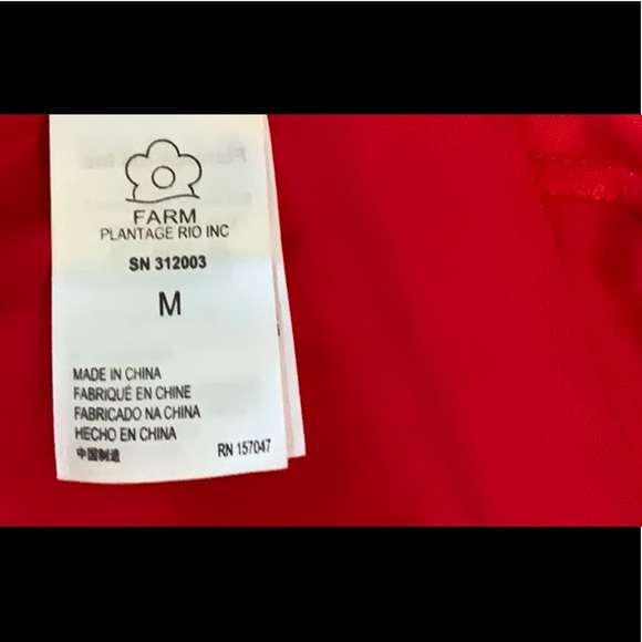 Farm Rio Ruched V-Neck Dress - Picture 4 of 7